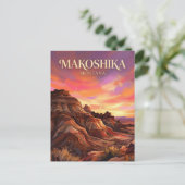 Makoshika State Park Montana Briefkaart (Staand voorkant)