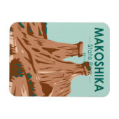 Makoshika State Park Montana  Magneet (Horizontaal)