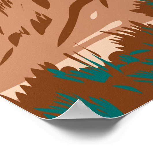 Makoshika State Park Montana  Poster (Hoek)