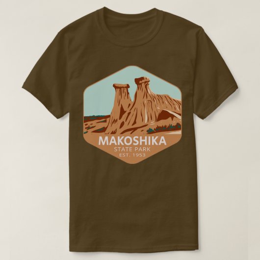 Makoshika State Park Montana T-shirt (Design voorkant)