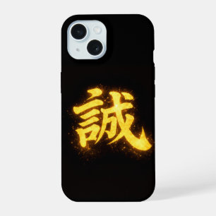 Makoto (誠) – Een van de Zeven Deugden van Bushidō iPhone 15 Case