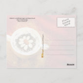 Makówki Dessert in Dubbele Behandelde Mok Briefkaart (Achterkant)