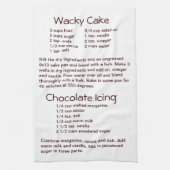 Makreel- en chocoladekoekjesrecepten theedoek (Verticaal)