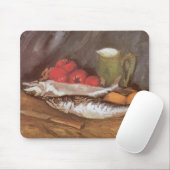 Makreel, luiers en tomaten door Vincent van Gogh Muismat (Met muis)