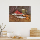 Makreel, luiers en tomaten door Vincent van Gogh Poster (Keuken)