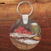 Makreel, luiers en tomaten door Vincent van Gogh Sleutelhanger (Voorkant)