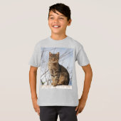 Makreel Tabby Cat Kind T-shirt (Voorkant volledig)