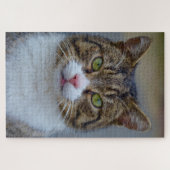 makreel tabby kat puzzel legpuzzel (Horizontaal)