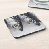 Makreel, verse vangst van de dag drankjes onderzetter (Linkerzijde)