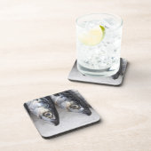 Makreel, verse vangst van de dag drankjes onderzetter (Rechterzijde)