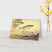 Makreel Vis Zwemmen in de Oceaan Kaart (Gele Bloem)