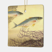 Makreel Vis Zwemmen in de Oceaan Keramisch Ornament (Links)