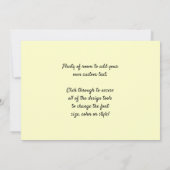 Makreel zwemmend in de oceaan kaart (Achterkant)