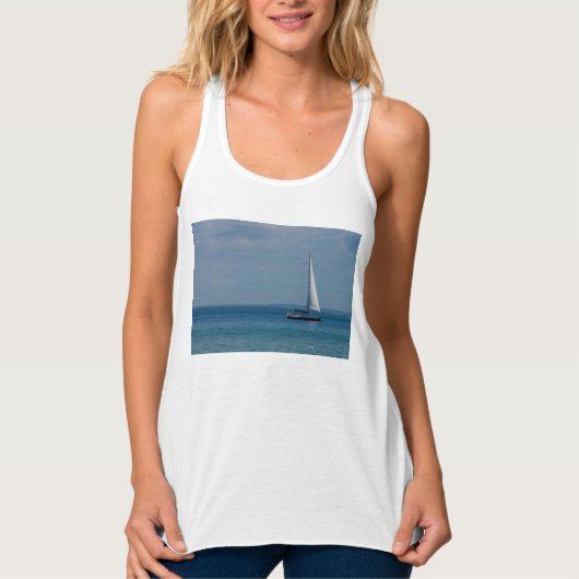 Makreelvisserij Tanktop (Voorkant)