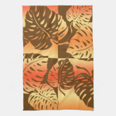 Makua Monstera Hawaiian Stripe Blend Keukenhanddoe Theedoek (Verticaal)