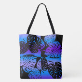 Makua Monstera Tropical Hawaiian Blend Beach Bag Tote Bag (Achterkant)