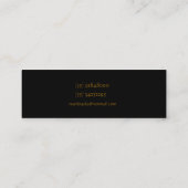 Makup Artist Mini Visitekaartje (Achterkant)