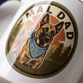 Mal Dad Coffee Mok Belgian Malinois Vader Maligato