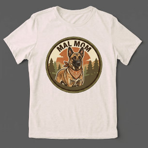 Mal Moeder Tri-blend T-shirt Belgische Malinois