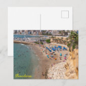 Mal Pas Beach, Benidorm, Costa Blanca, Spanje Feestdagenkaart (Voorkant / Achterkant)