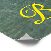 Mal Pas Beach, Benidorm, Costa Blanca, Spanje Poster (Hoek)