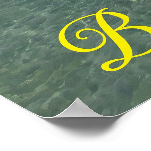 Mal Pas Beach, Benidorm, Costa Blanca, Spanje Poster (Hoek)