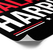 Mala Harris Anti Kamala Harris Joe Biden Border Pr Poster (Hoek)