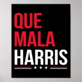 Mala Harris Anti Kamala Harris Joe Biden Border Pr Poster (Voorkant)