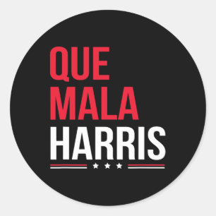 Mala Harris Anti Kamala Harris Joe Biden Border Pr Ronde Sticker