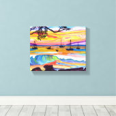 Mala Sunset Canvas Afdruk (Insitu (Houten vloer))