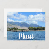 Mala Wharf in Lahaina Maui Briefkaart (Voorkant / Achterkant)