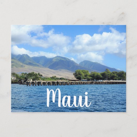 Mala Wharf in Lahaina Maui Briefkaart (Voorkant)
