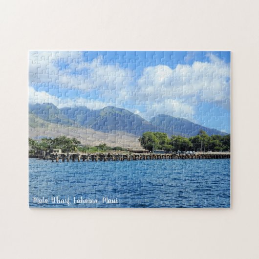 Mala Wharf in Lahaina Maui Legpuzzel (Horizontaal)