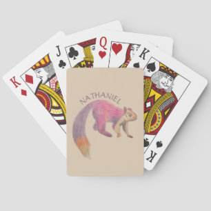 Malabar Giant Squirrel Illustralized Pokerkaarten