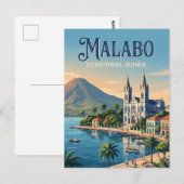 Malabo, Equatoriaal-Guinea Briefkaart (Voorkant / Achterkant)