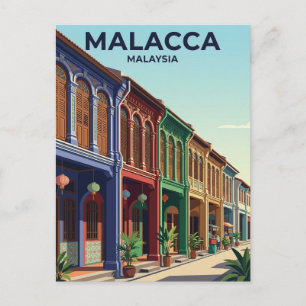 Malacca Erfgoed Winkelpand Maleisië Briefkaart