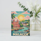Malacca  Malaysia Briefkaart (Staand voorkant)