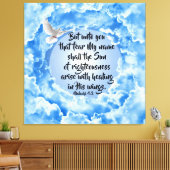 Malachi 4:2 Canvasprint Canvas Afdruk (Insitu (Woonkamer))