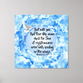 Malachi 4:2 Canvasprint Canvas Afdruk (Voorkant)