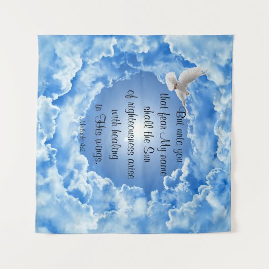 Malachi 4:2 wandkleed (Voorkant (horizontaal))