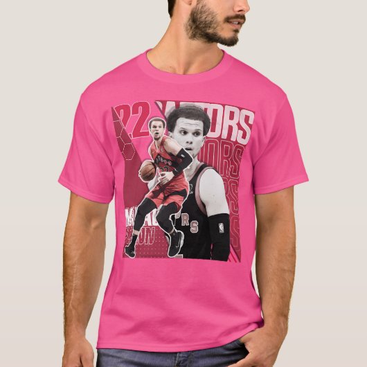 Malachi Flynn Basketbal Edit Raptors T-shirt (Voorkant)