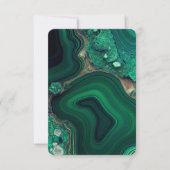 Malachiet Cu6CO3(OH)2 Bedankkaart (Voorkant)