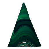 Malachiet Cu6CO3(OH)2 Feesthoedjes (Rechts)