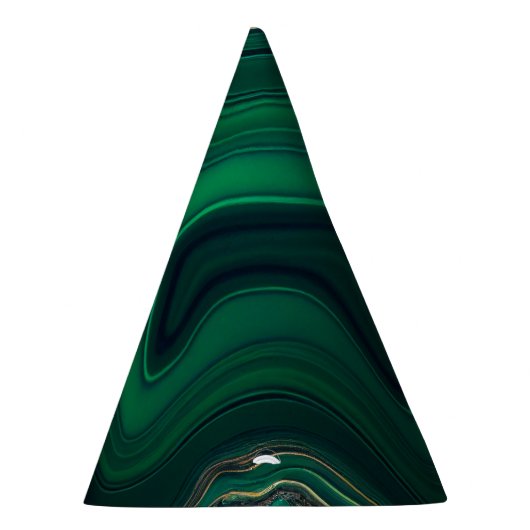 Malachiet Cu6CO3(OH)2 Feesthoedjes (Rechts)