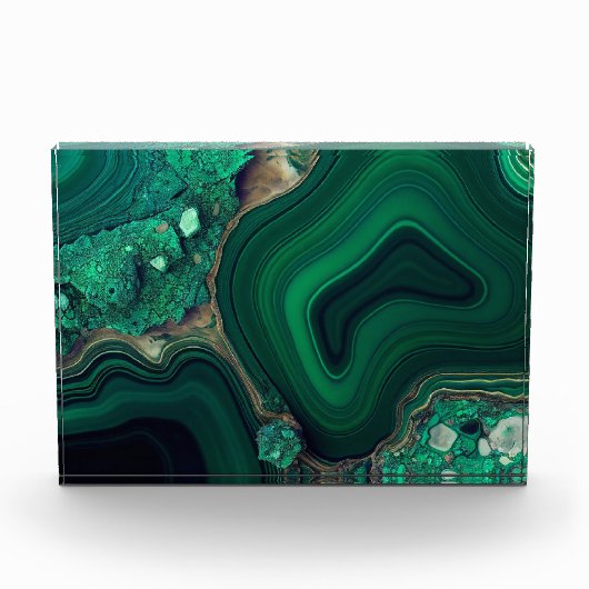 Malachiet Cu6CO3(OH)2 Fotoblokken (Voorkant)