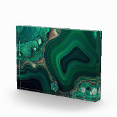 Malachiet Cu6CO3(OH)2 Fotoblokken (Rechts)