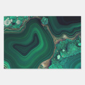 Malachiet Cu6CO3(OH)2 Inpakpapier Vel (Voorkant)