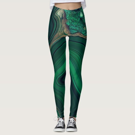 Malachiet Cu6CO3(OH)2 Leggings (Voorkant)