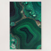 Malachiet Cu6CO3(OH)2 Legpuzzel (Verticaal)