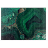 Malachiet Cu6CO3(OH)2 Snijplank (Voorkant)